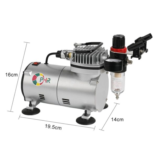 Mini Airbrush Air Compressor Set for Hobby Painting - Image 6