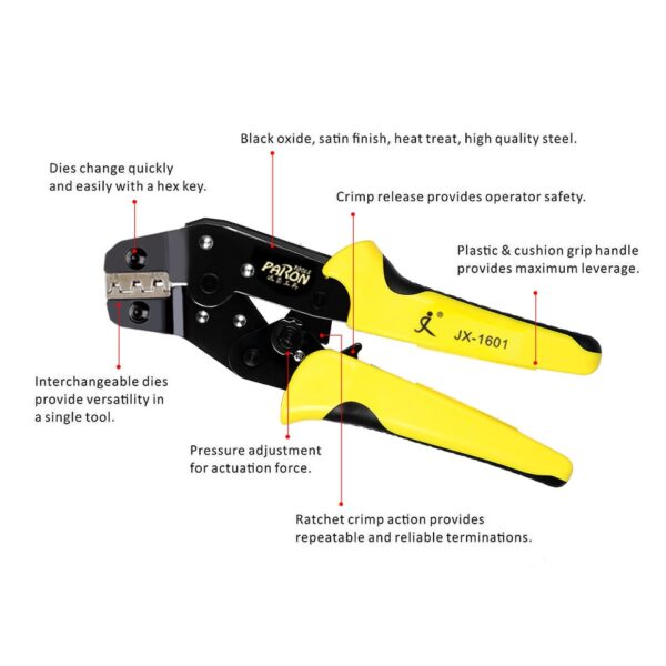 Multifunctional Ratcheting Wire Crimpers - Image 6