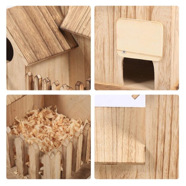 Creative Wooden Bird House - Image 13