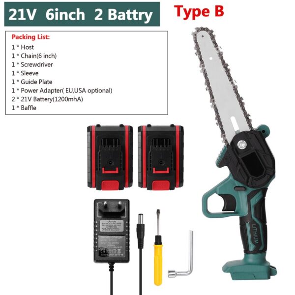 Portable Rechargeable Electric Pruning Saw for Woodworking and Garden - Image 4