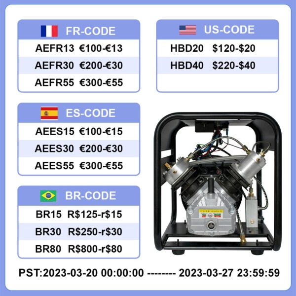 Air Compressor for Air Rifle and Diving Scuba Tank - Image 2