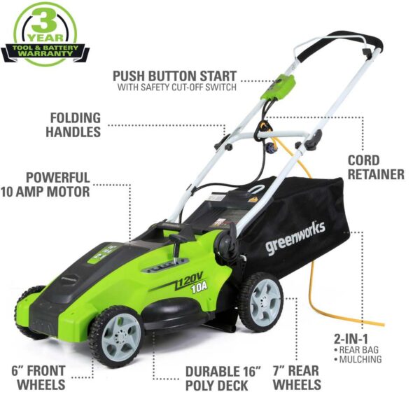 Electric Walk-Behind Push Lawn Mower - Image 5