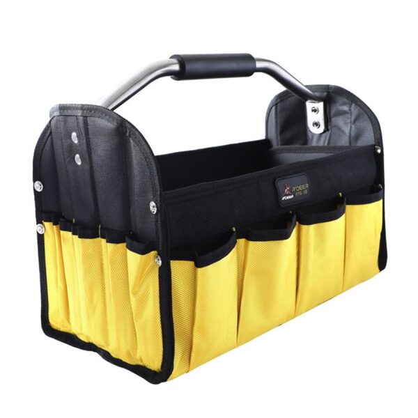 Large Capacity Canvas Electrician Tool Organizer Bag