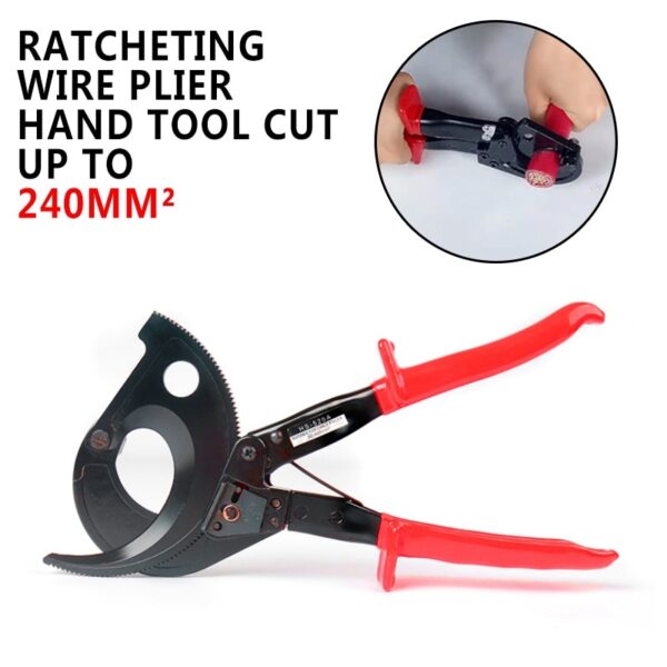 Ratcheting Cable Cutter for Electrical Wires - Image 2