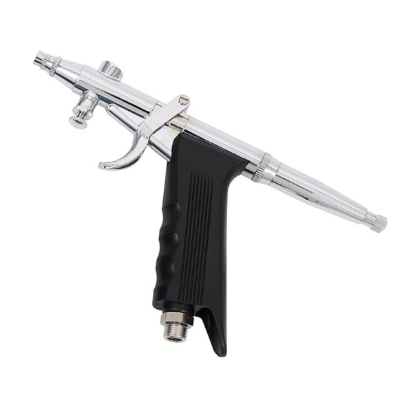 Dual-Action Airbrush Spray Gun Kit with Accessories - Image 2