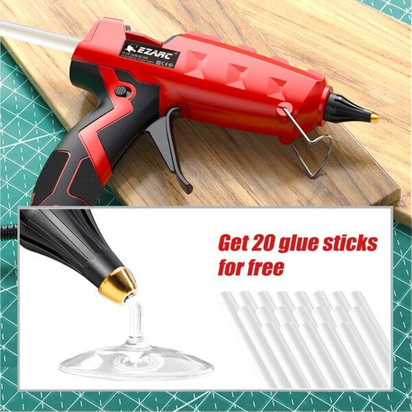 Heavy Duty Hot Melt Glue Gun with Adhesive Sticks - Image 7