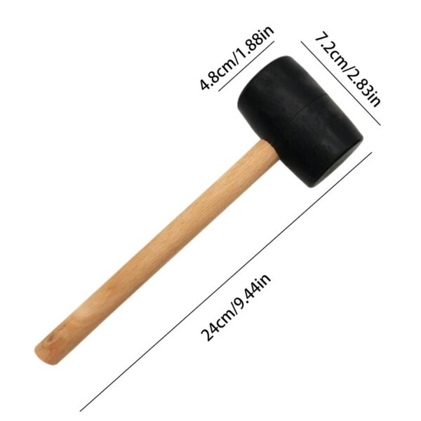 Rubber Mallet with Wood Handle for Flooring - Image 6