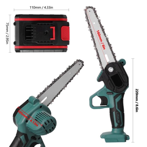 Portable Rechargeable Electric Pruning Saw for Woodworking and Garden - Image 10