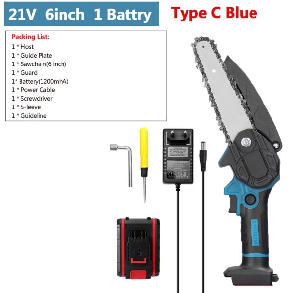 Portable Rechargeable Electric Pruning Saw for Woodworking and Garden - Image 3