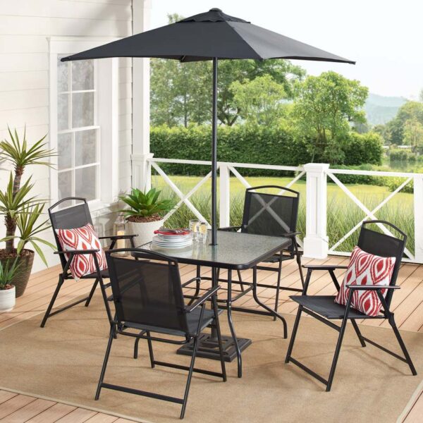 Albany Lane 6 Piece Outdoor Patio Dining Set - Image 9