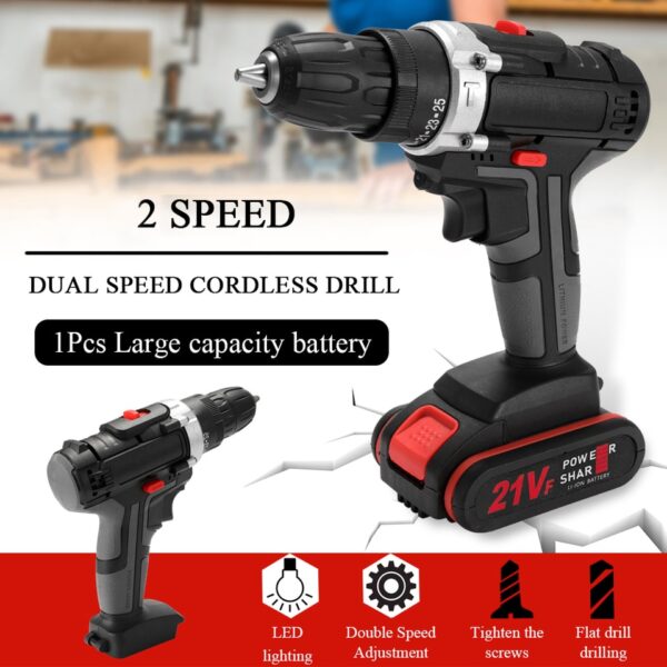 Electric Impact Cordless Drill - Image 6