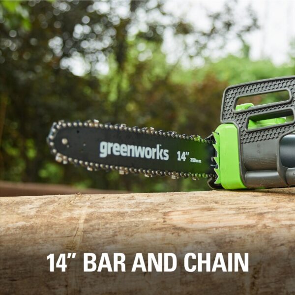 Greenworks 105 Amp 14-inch Corded Electric Chainsaw - Image 4