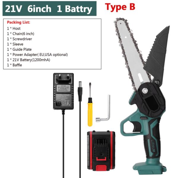 Portable Rechargeable Electric Pruning Saw for Woodworking and Garden - Image 18