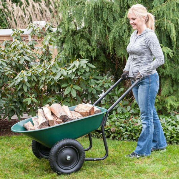 Dual Poly Tray Wheelbarrow