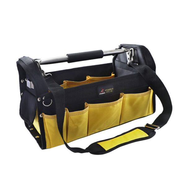 Large Capacity Canvas Electrician Tool Organizer Bag - Image 2