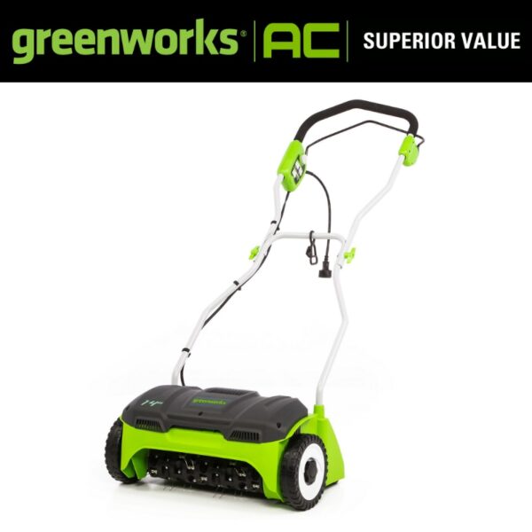 Greenworks Corded Electric Dethatcher - Image 3