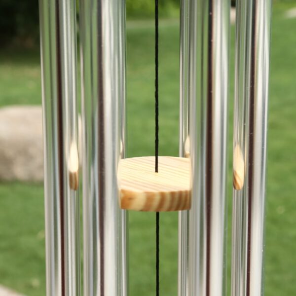 Silver 6 Tube Wind Chime - Image 6