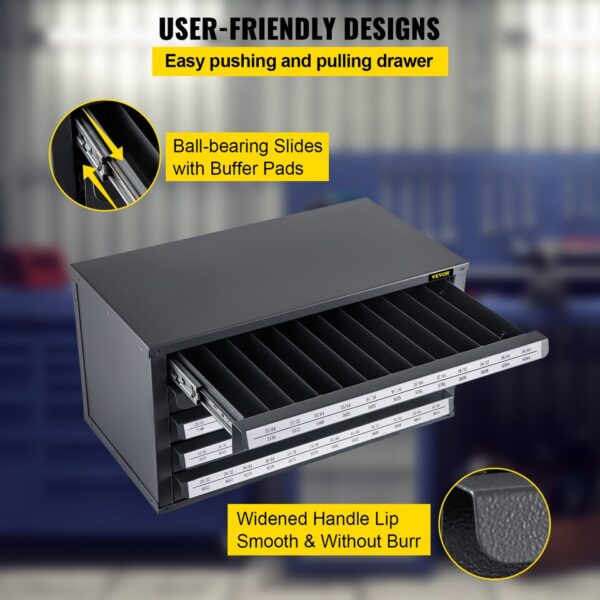 5-Drawer Steel Tool Box for Workshop and Car Repair - Image 7