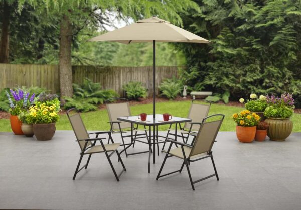 Albany Lane 6 Piece Outdoor Patio Dining Set - Image 11