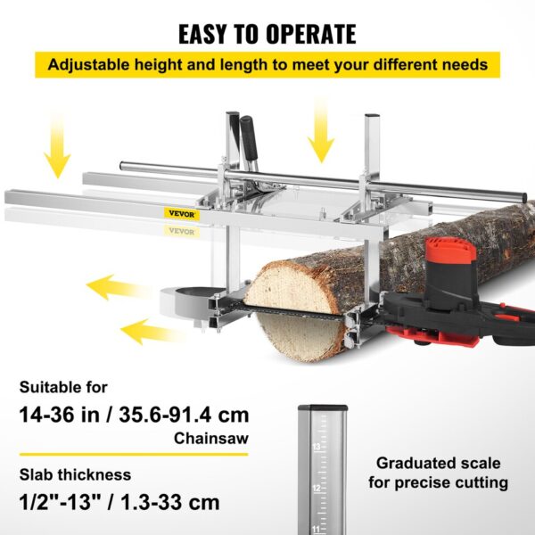 Chainsaw Mill for Portable Wood Lumber Cutting - Image 6