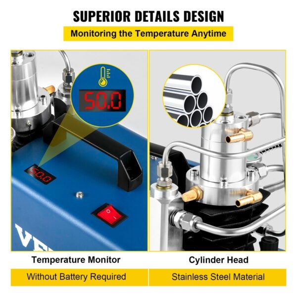 High Pressure PCP Air Compressor Pump for Air Rifle/Pistol - Image 6