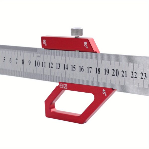 Woodworking Steel Ruler Positioning Block,Center Finder 45/60/90 - Image 17