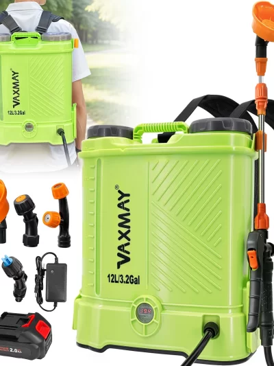 VAXMAY Garden Pesticide Sprayer  Power Sprayer 12L