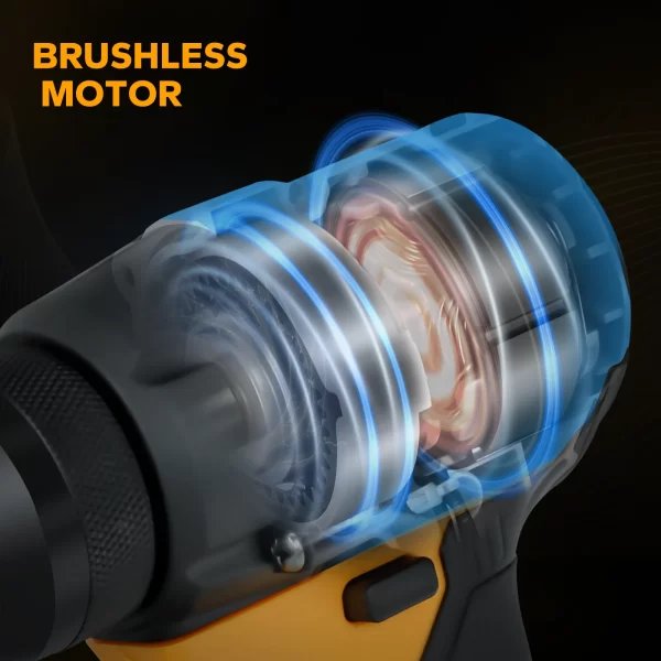 Brushless Electric Rivet Gun 2.4mm-4.8mm for Dewalt 20V Battery (No Battery) - Image 9