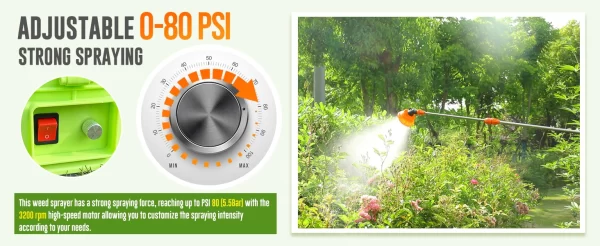 VAXMAY Garden Pesticide Sprayer  Power Sprayer 12L - Image 13