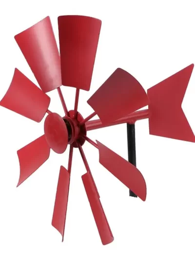 Iron Windmill Yard Winnower Rotating Windmill Pastoral Decoration