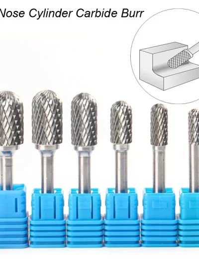 Tungsten Carbide Rotary File Burr Style C 6mm 1/4 Shank