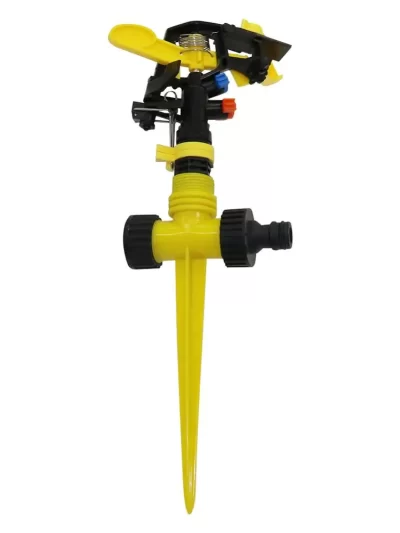 Adjustable Spiked Rocker Impact Sprinkler 360 Degrees Rotary Jet