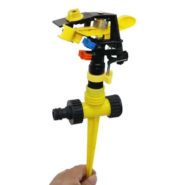 Adjustable Spiked Rocker Impact Sprinkler 360 Degrees Rotary Jet - Image 17