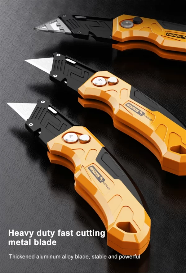 WYNNS Heavy Duty Box Cutter Folding Utility Knife - Image 11