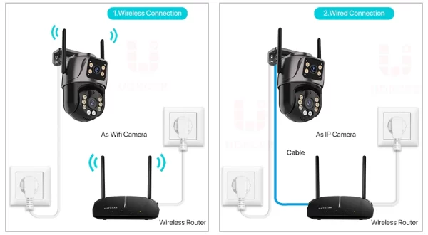 4K 8MP HD Wifi PTZ Camera Outdoor 4MP - Image 15