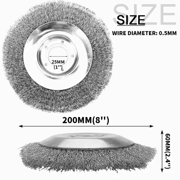 Landscaping Weeding Machine 6/8 Inch Weeder Rotary Weed Brush - Image 11