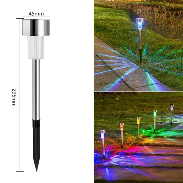 Solar Outdoor Lights Garden Lamp Solar Powered Waterproof Landscape Path lights - Image 7