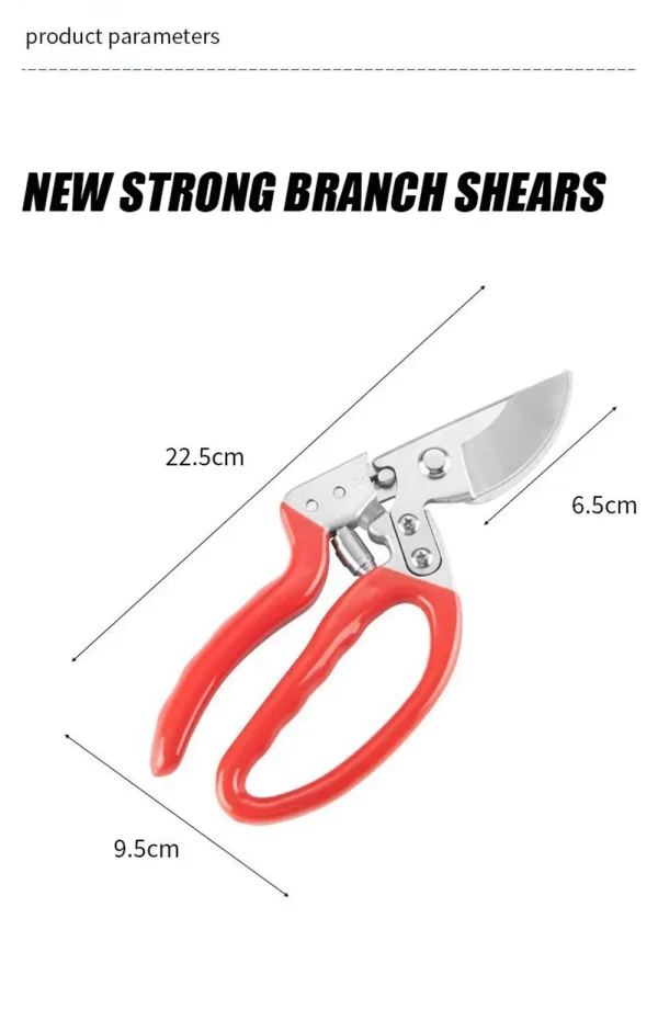 Ergonomic Pruning Shears Cr-v with Spring - Image 15