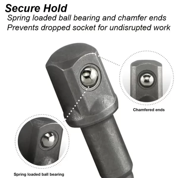 1/4 Hex Shank Convert Socket Adapter - Image 3