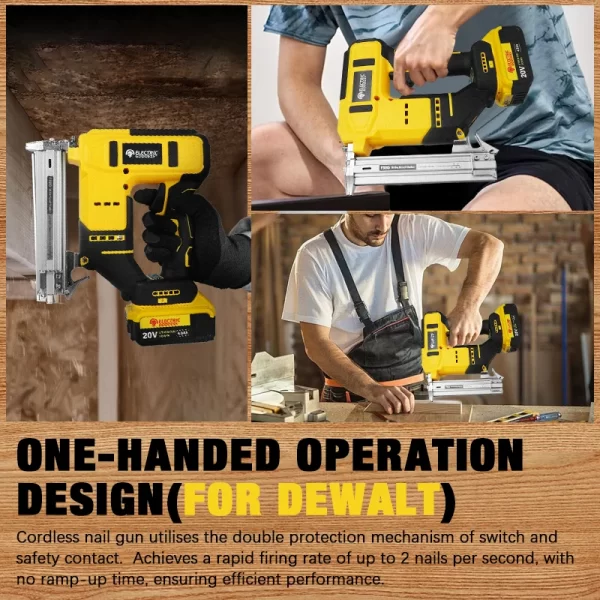 EGOD Brushless 15MM-50MM Nail Gun for Dewalt 20V Battery - Image 4