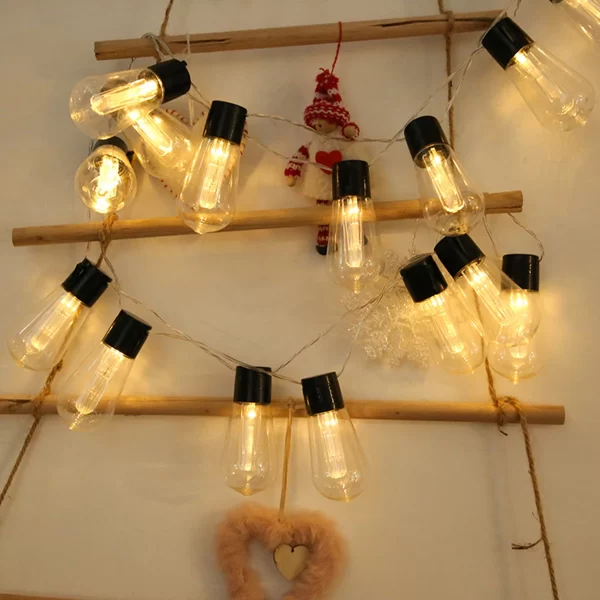 Solar String Lights Outdoor LED Globe Bulbs - Image 8