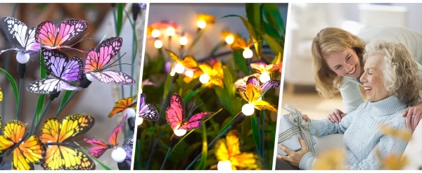 Butterfly Solar Garden Light Swaying Firefly Light - Image 10