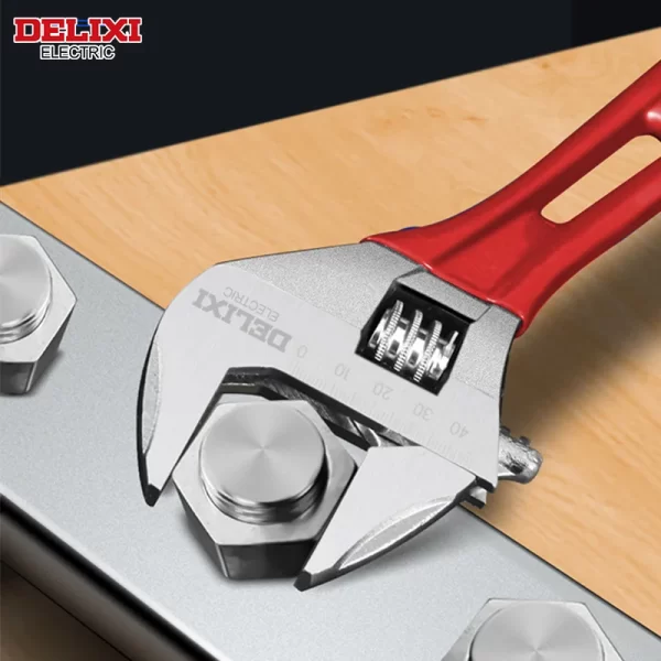 DELIXI ELECTRIC Short Handle Wrenchl Adjustable Bathroom Wrench - Image 4