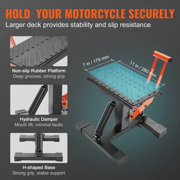 VEVOR Motorcycle Jack Lift Stand 440 lbs - Image 3