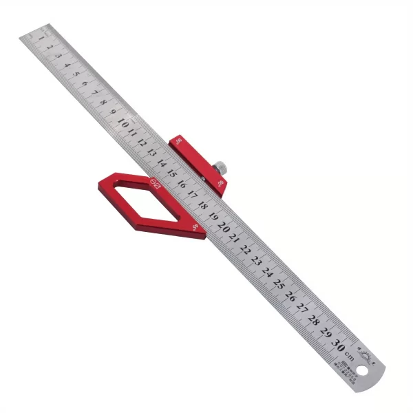 Woodworking Steel Ruler Positioning Block,Center Finder 45/60/90 - Image 15