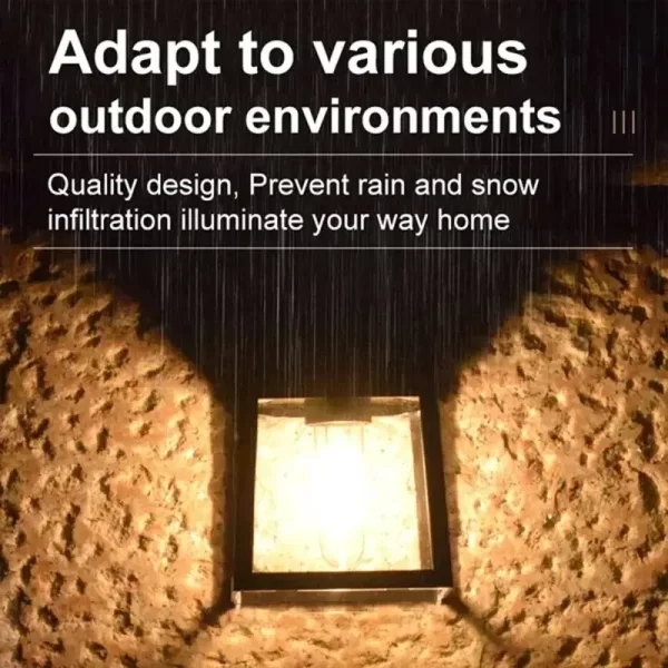 Solar Tungsten Night Lamp Intelligent Motion Sensor Wall Lamp 3 Lighting Modes Waterproof Courtyard Garden Decoration Lantern - Image 13