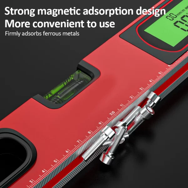 30/40/50cm Electronic Digital Display Level Ruler Magnetic - Image 5