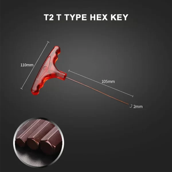 T-type Allen Wrench Mills S2 Steel Allen Wrench Set M4 Allen Wrench M6 T-type Allen Wrench - Image 15