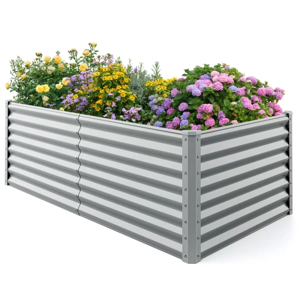 Raised Garden Bed Large Metal Planter Box Kit