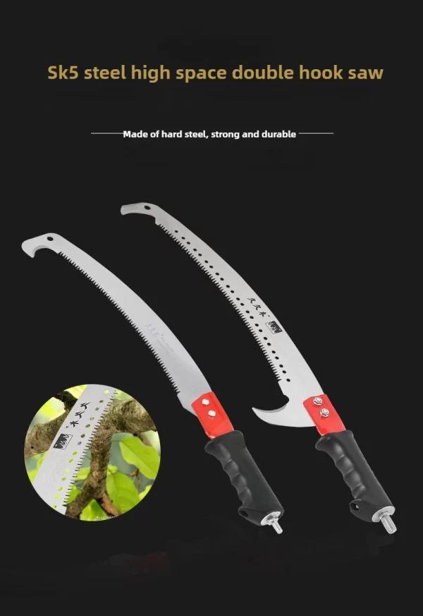 Multifunctional Stainless Steel Saw Strong Durable Garden Fruit Tree Telescopic Pole - Image 11